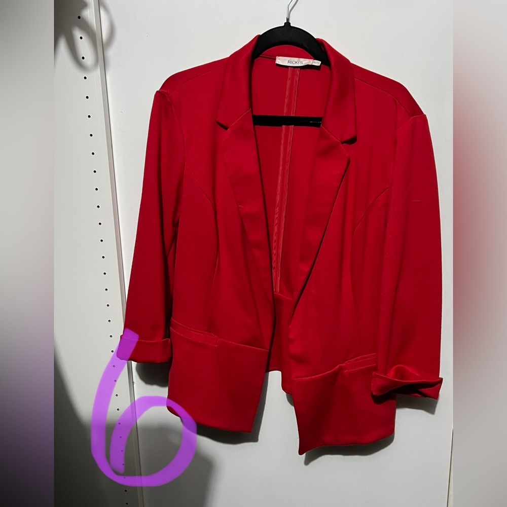 Red blazer